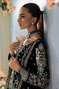 Gulaal | Celeste Velvet 24 | Azure - Pakistani Designer Dress - by Gulaal | Type: Ladies Clothes - 100% Original at Saira Sultan