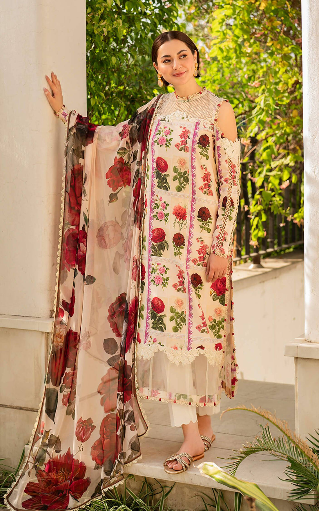 Asifa and Nabeel | Meraki Summer Vol 2 | Gulabo MK-09 - Pakistani Designer Dress - by Asifa and Nabeel | Type: Luxury - 100% Original at Saira Sultan