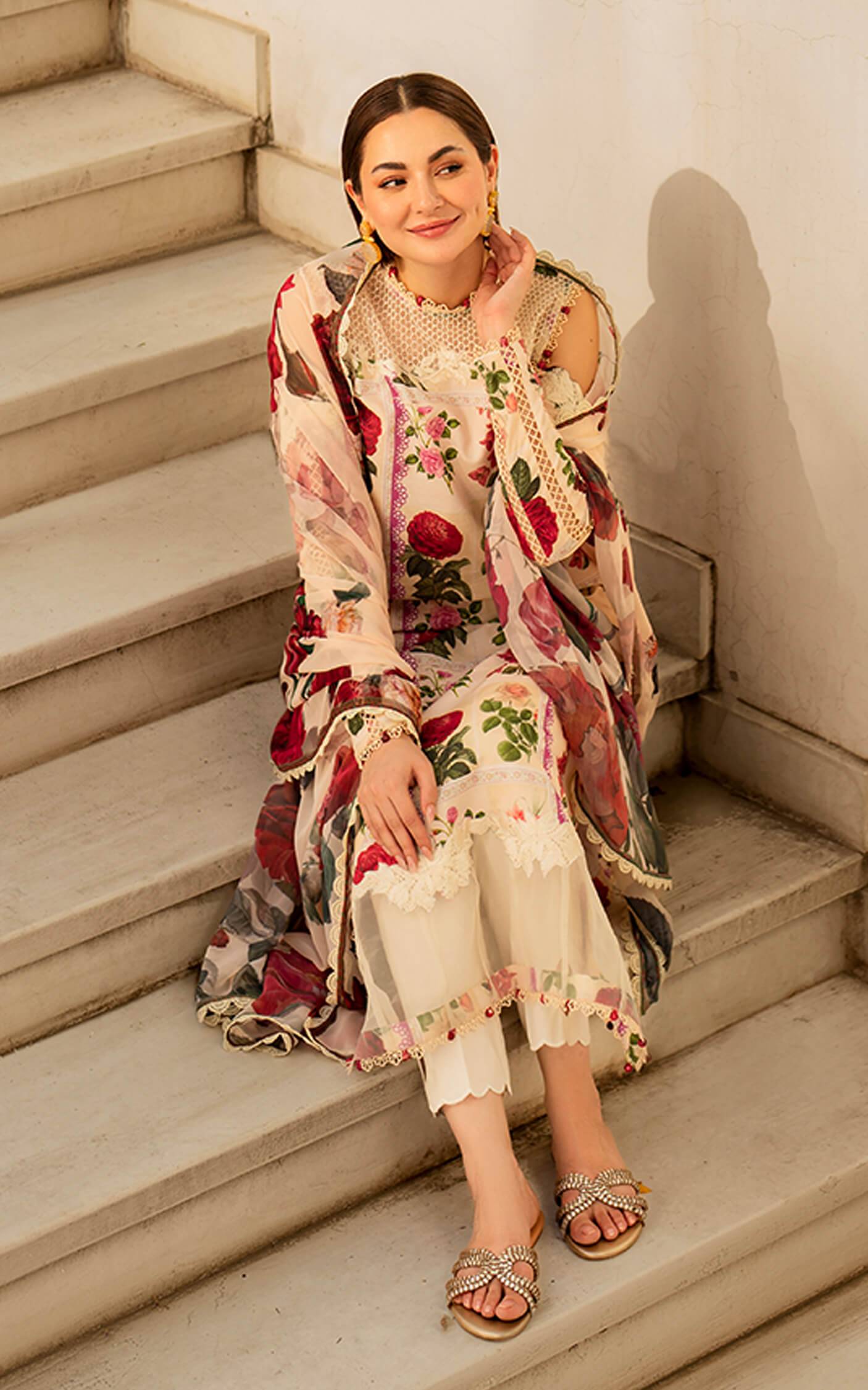 Asifa and Nabeel | Meraki Summer Vol 2 | Gulabo MK-09 - Pakistani Designer Dress - by Asifa and Nabeel | Type: Luxury - 100% Original at Saira Sultan