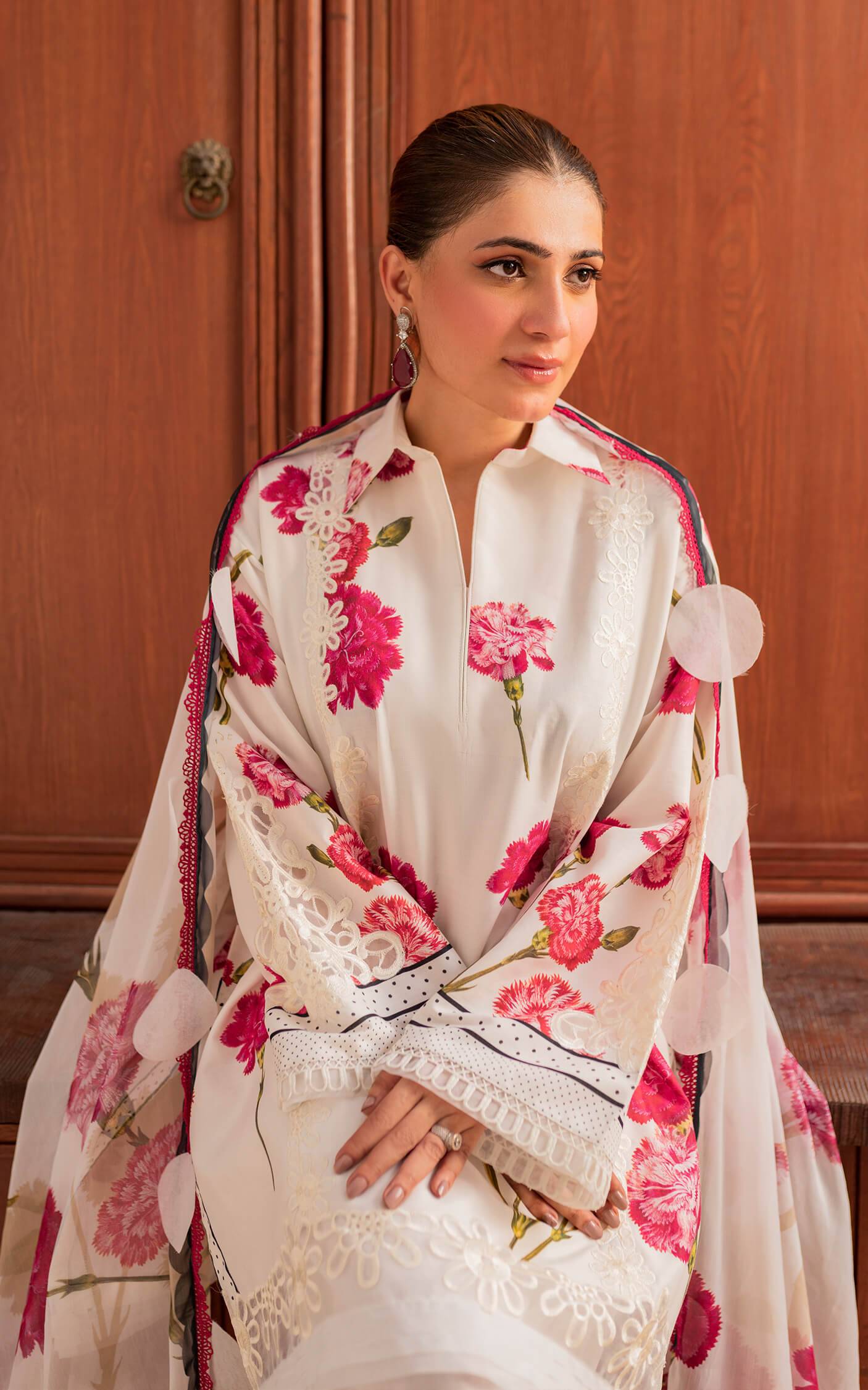 Asifa and Nabeel | Meraki Summer Vol 2 | Guldasta MK-12 - Pakistani Designer Dress - by Asifa and Nabeel | Type: Luxury - 100% Original at Saira Sultan