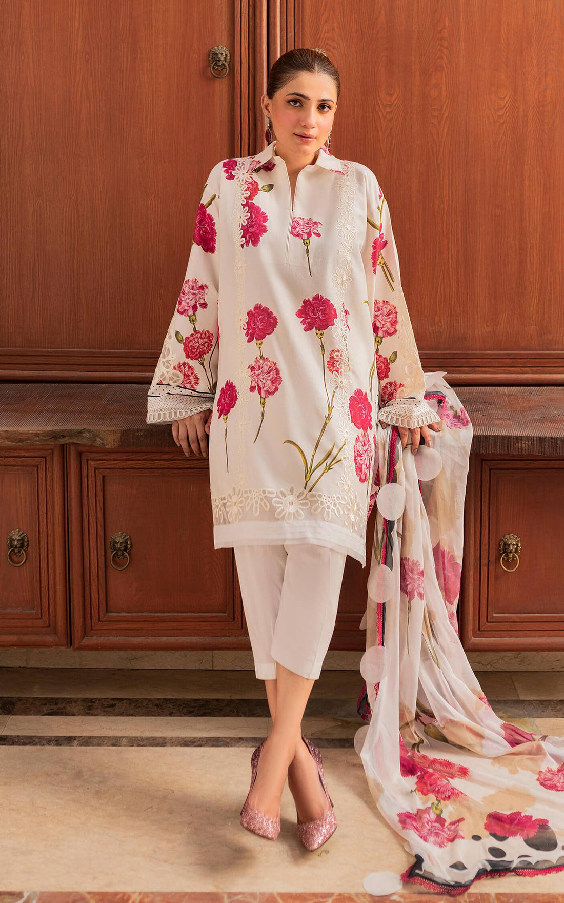 Asifa and Nabeel | Meraki Summer Vol 2 | Guldasta MK-12 - Pakistani Designer Dress - by Asifa and Nabeel | Type: Luxury - 100% Original at Saira Sultan