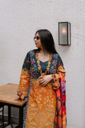 Afrozeh | Lawn 25 | Halcy M Omber Lawn