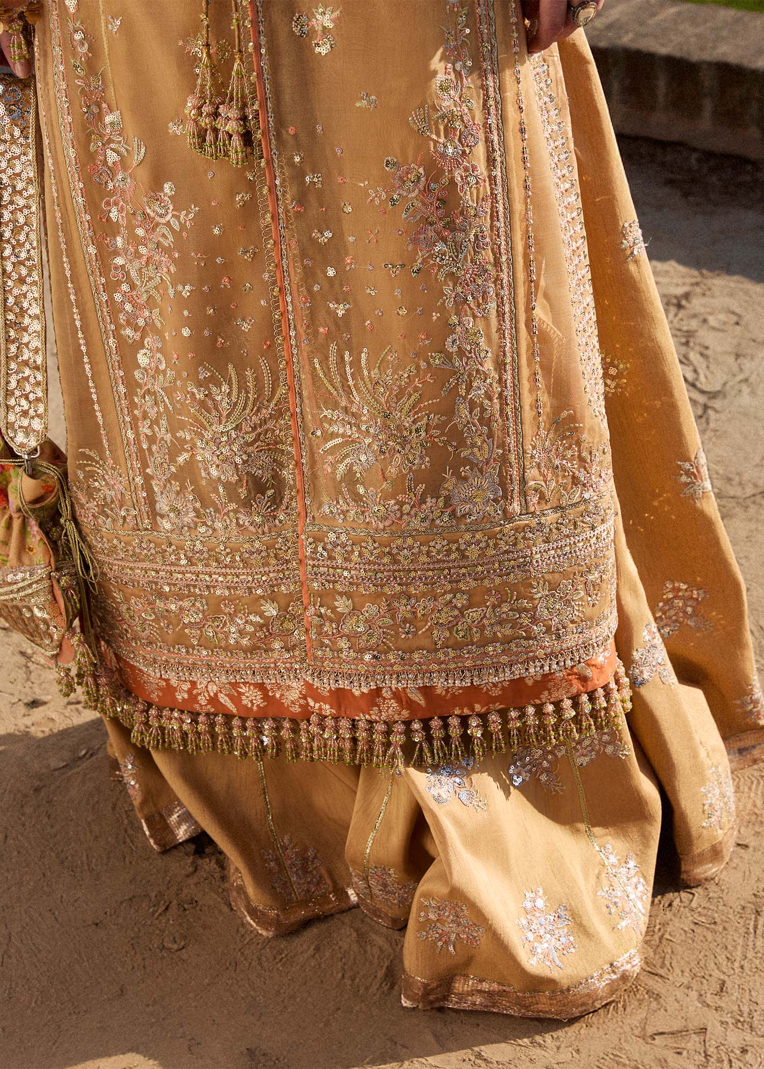 Hussain Rehar | Darlings Festive 25 | Sundal M Mustard Organza