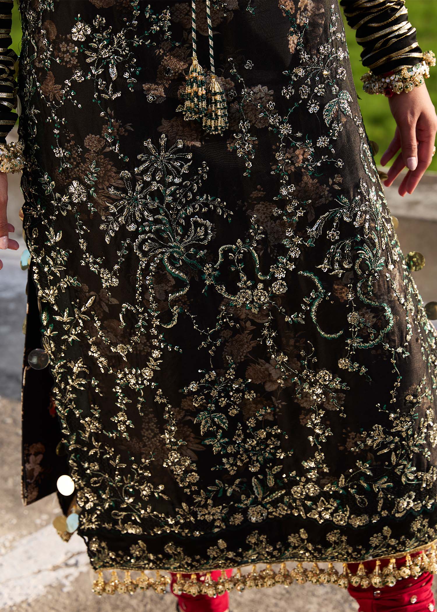 Hussain Rehar | Darlings Festive 25 | Shama XL Black Organza