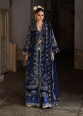 Hussain Rehar | Darlings Festive 25 | Safa XS Navy Blue Organza