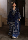 Hussain Rehar | Darlings Festive 25 | Safa XL Navy Blue Organza