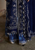 Hussain Rehar | Darlings Festive 25 | Safa L Navy Blue Organza
