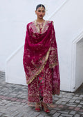 Hussain Rehar | Darlings Festive 25 | Maher L Burgundy Organza