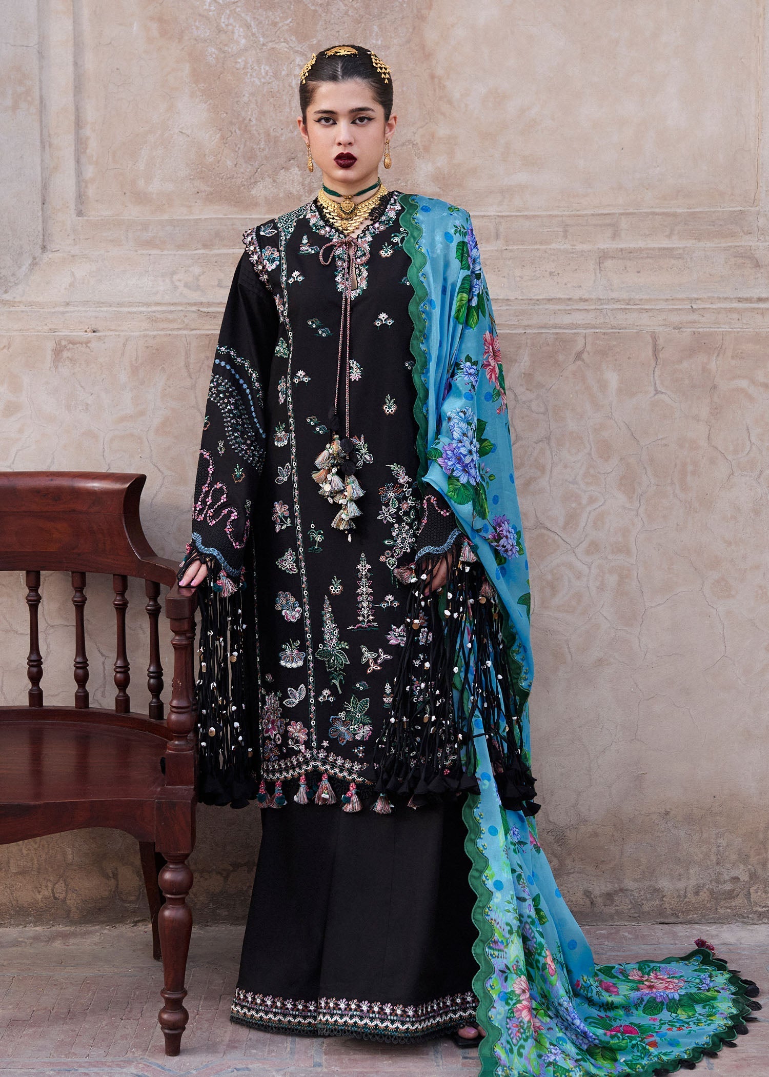 Hussain Rehar | Nirmal SS 25 | Arzo M Black Lawn