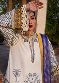 Hussain Rehar | Nirmal SS 25 | Motia M Off White Lawn
