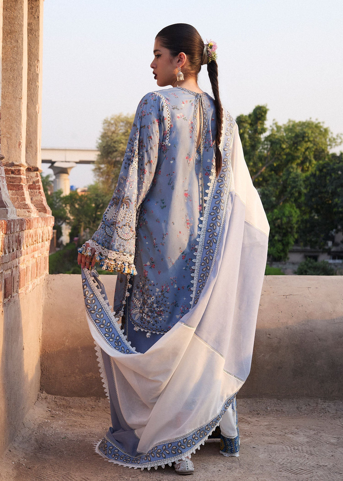 Hussain Rehar | Nirmal SS 25 | Fira XS Light Lavender Lawn