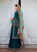 Hussain Rehar | Nirmal SS 25 | Saher S Teal Green Lawn