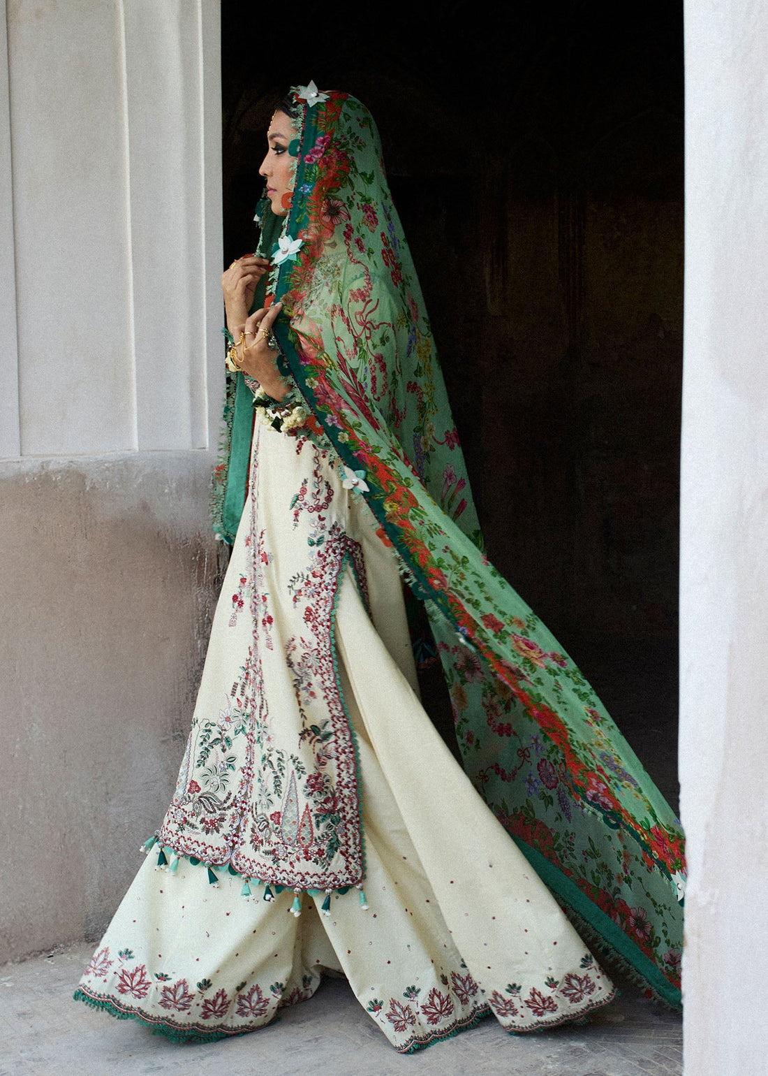 Hussain Rehar | Nirmal SS 25 | Sahil XS Pearl White Lawn