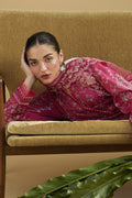 Zara Shahjahan | Satori 25 | Hikari-7A M Carrot Pink Lawn