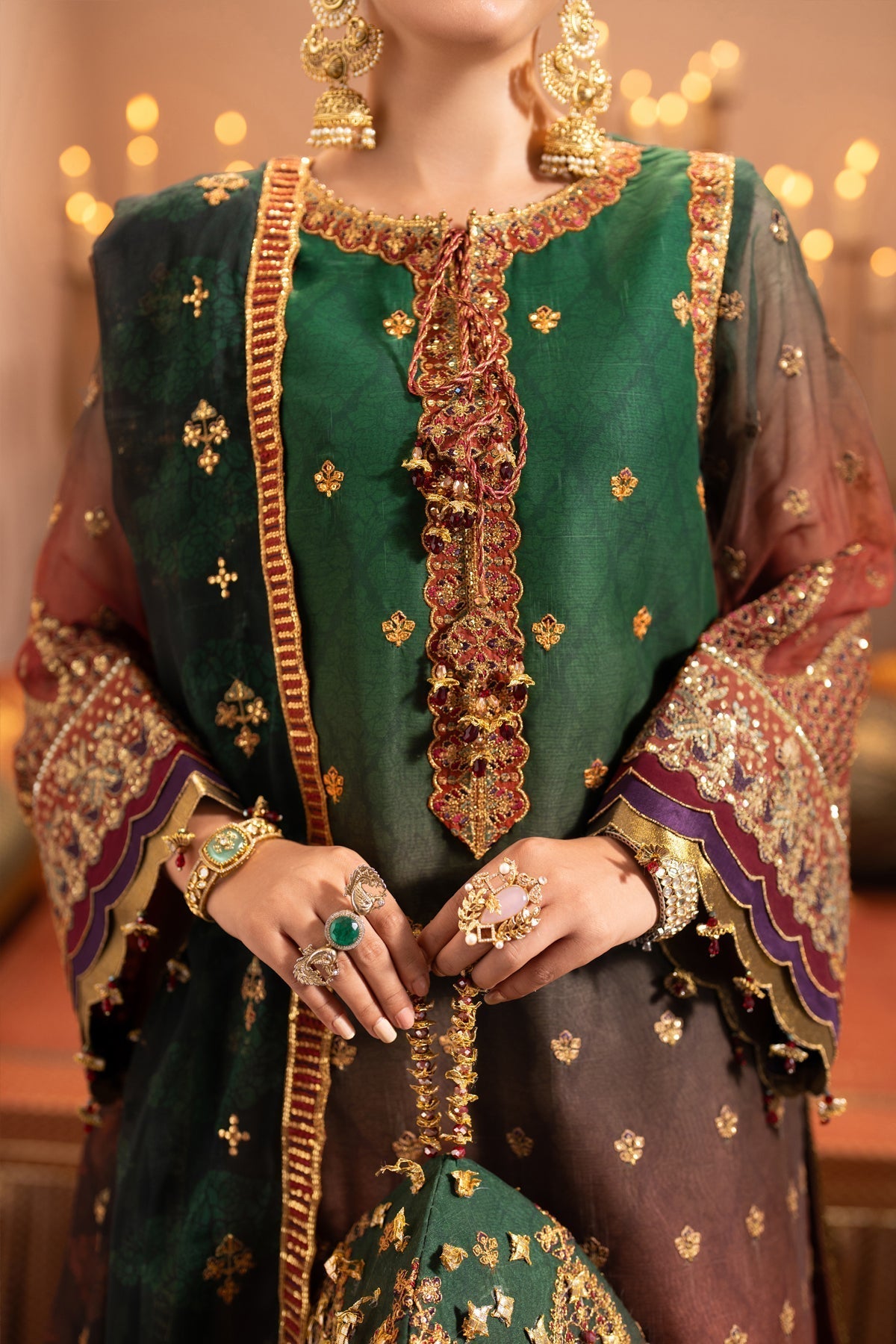 Alizeh | Jhalak Formals | AF-JHLK-02-HUSN M Multi Chiffon