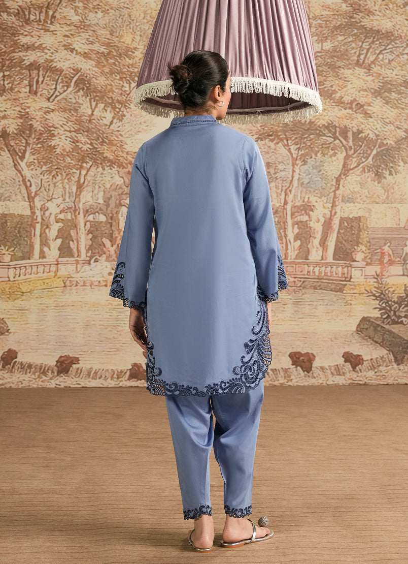 Image | Spring the Tea | ICSTE-213882-12445 XS Blue Gray Cotton