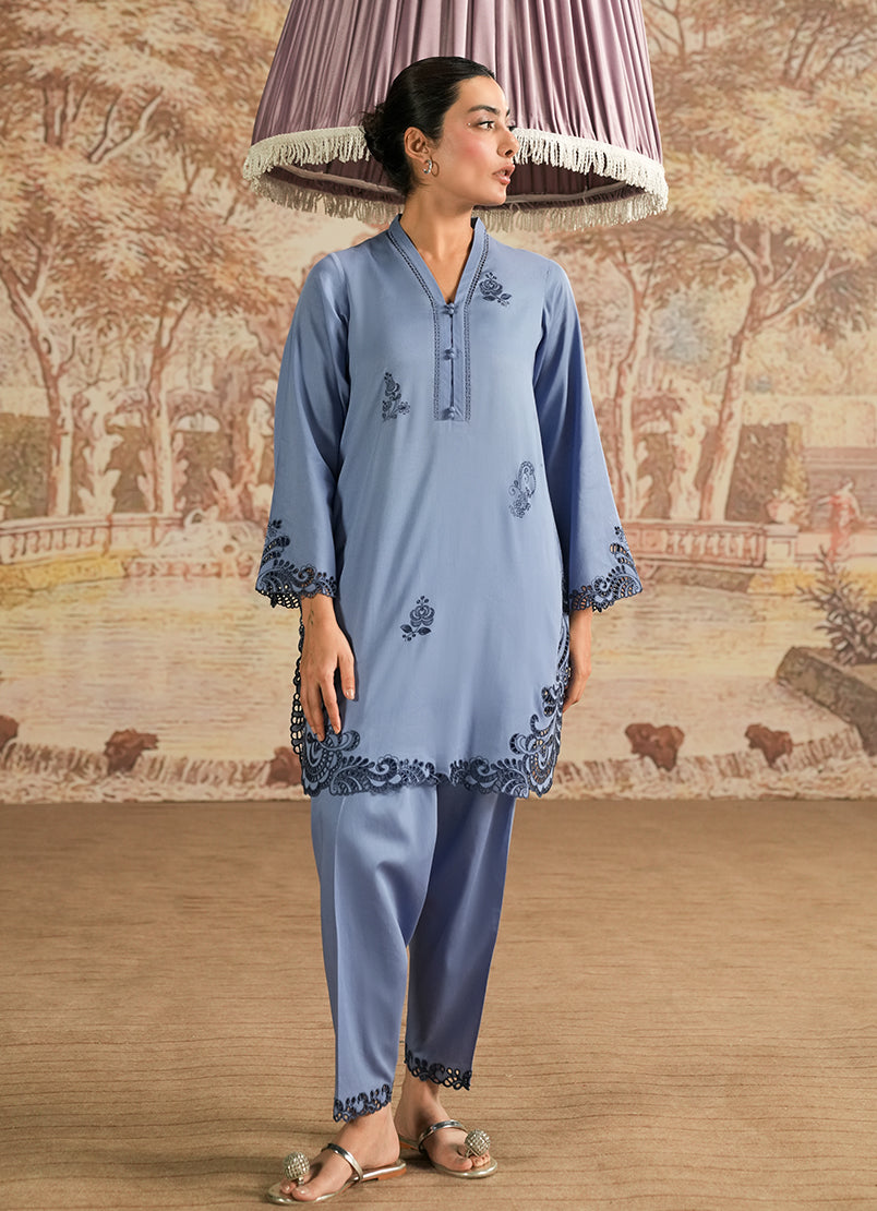 Image | Spring the Tea | ICSTE-213882-12445 XS Blue Gray Cotton