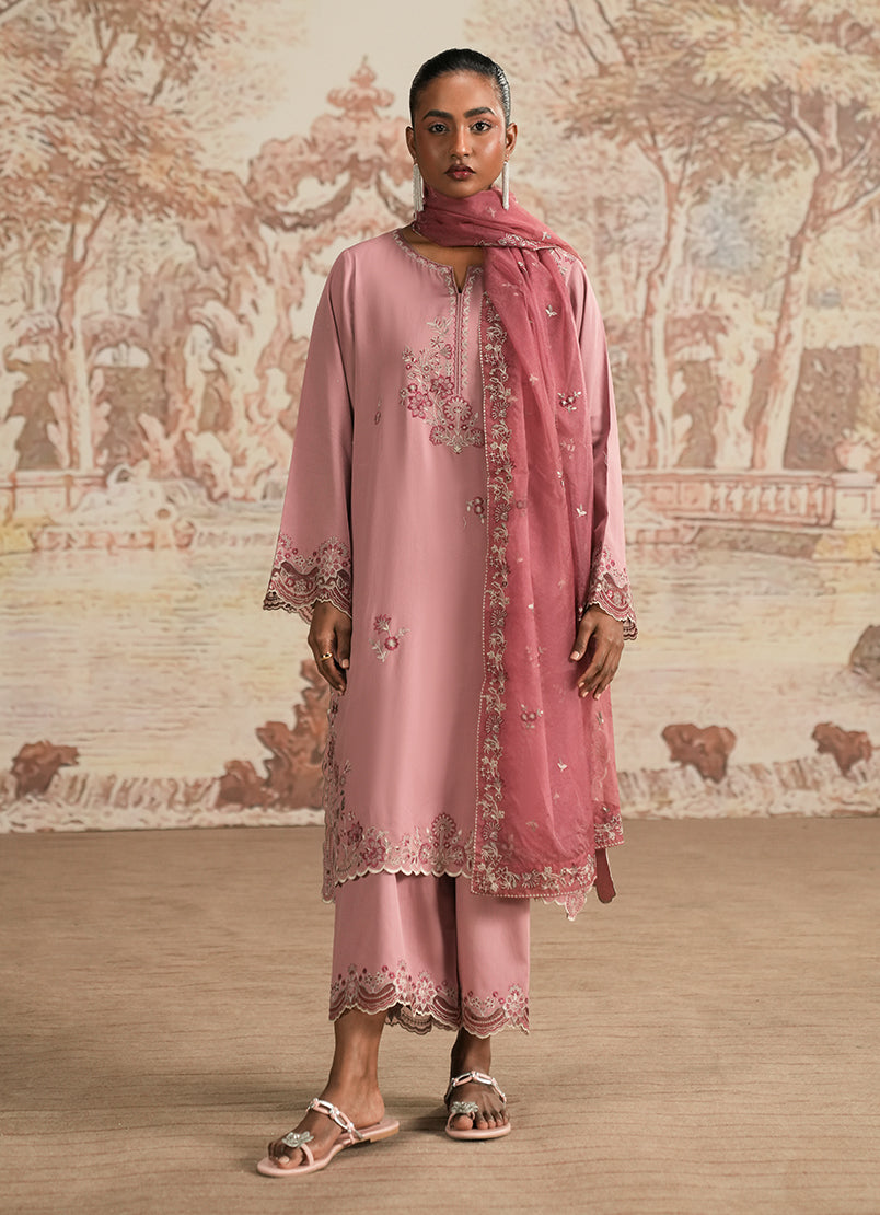 Image | Spring the Tea | ICSTE-213883-12482 XS Blush Pink Cotton Satin
