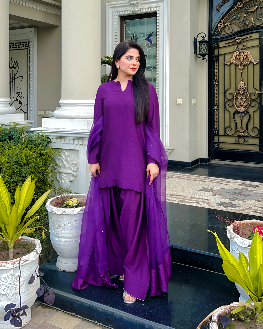 Hana | Signature Series | Zyana - B XS Dark Purple Raw Silk