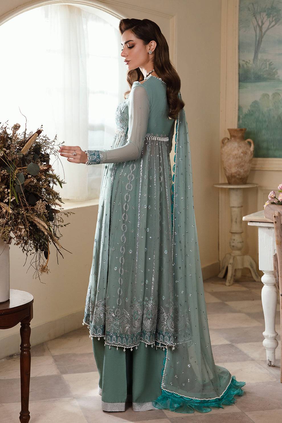 Zarposh | Amirah Collection | Abroo - Pakistani Designer Dress - by Zarposh | Type: Luxury - 100% Original at Saira Sultan