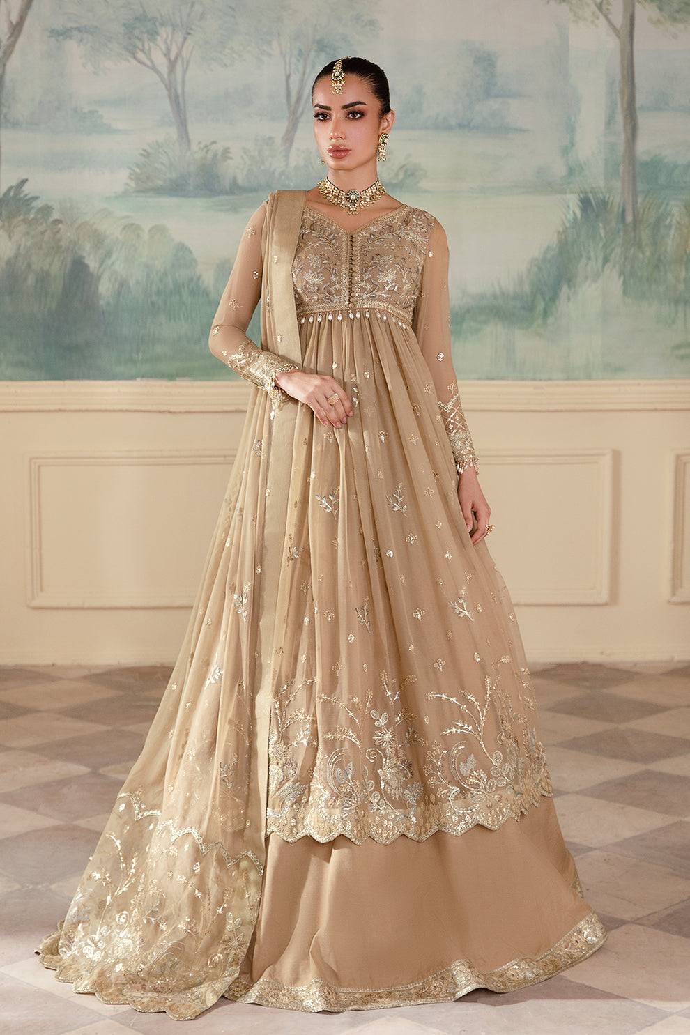 Zarposh | Amirah Collection | Mehru - Pakistani Designer Dress - by Zarposh | Type: Luxury - 100% Original at Saira Sultan