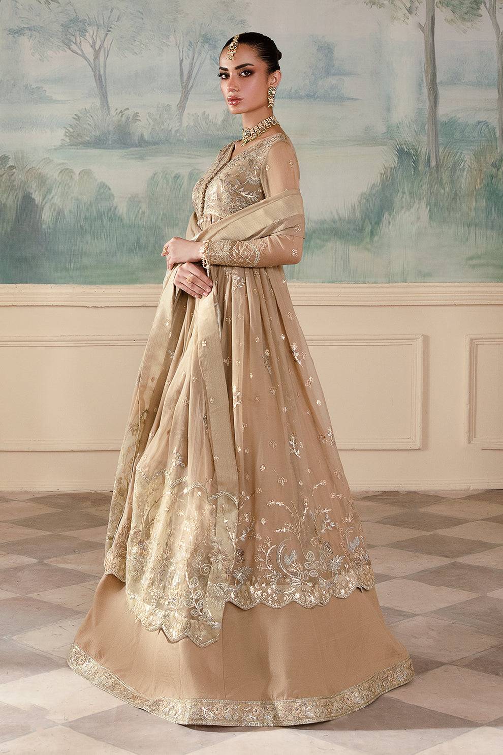 Zarposh | Amirah Collection | Mehru - Pakistani Designer Dress - by Zarposh | Type: Luxury - 100% Original at Saira Sultan