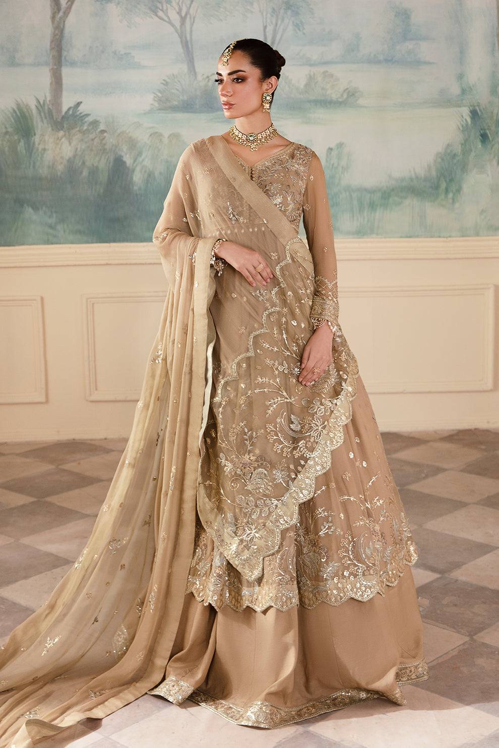 Zarposh | Amirah Collection | Mehru - Pakistani Designer Dress - by Zarposh | Type: Luxury - 100% Original at Saira Sultan