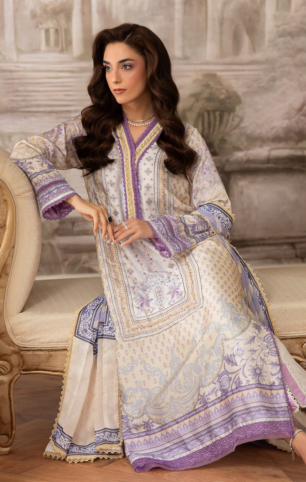 Maya | Eloura Silk Pret 25 |CELIA - Pakistani Designer Dress - by Maya - Type : Ladies Clothes - 100% Original at Saira Sultan