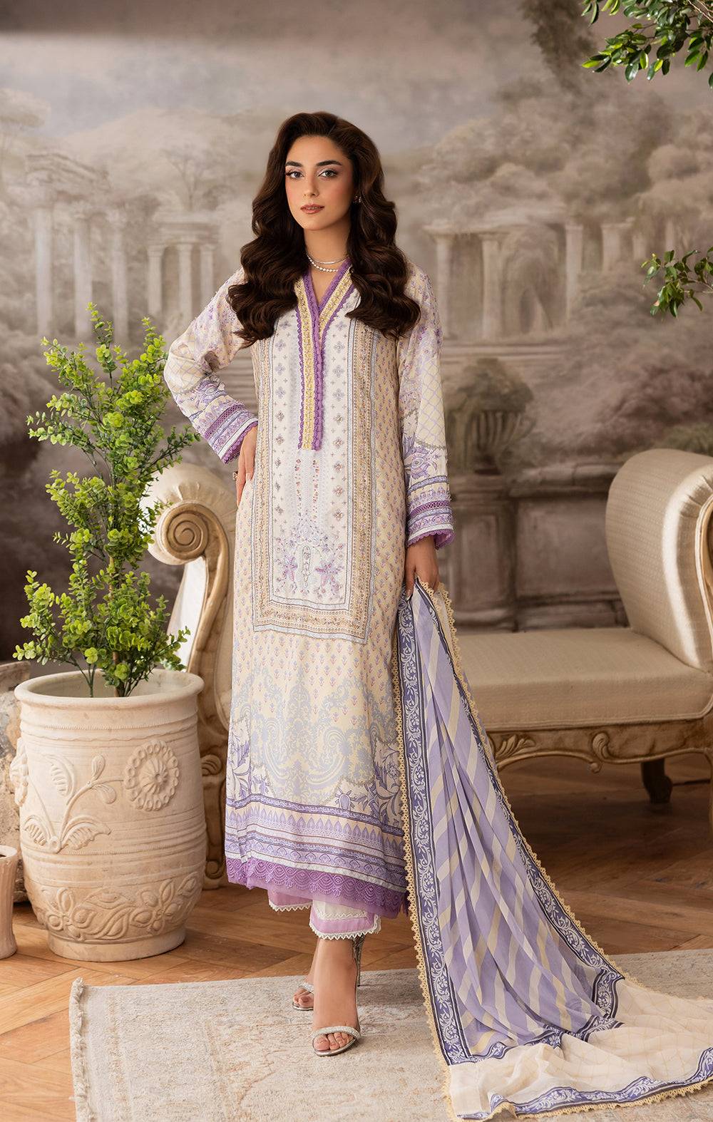 Maya | Eloura Silk Pret 25 |CELIA - Pakistani Designer Dress - by Maya - Type : Ladies Clothes - 100% Original at Saira Sultan