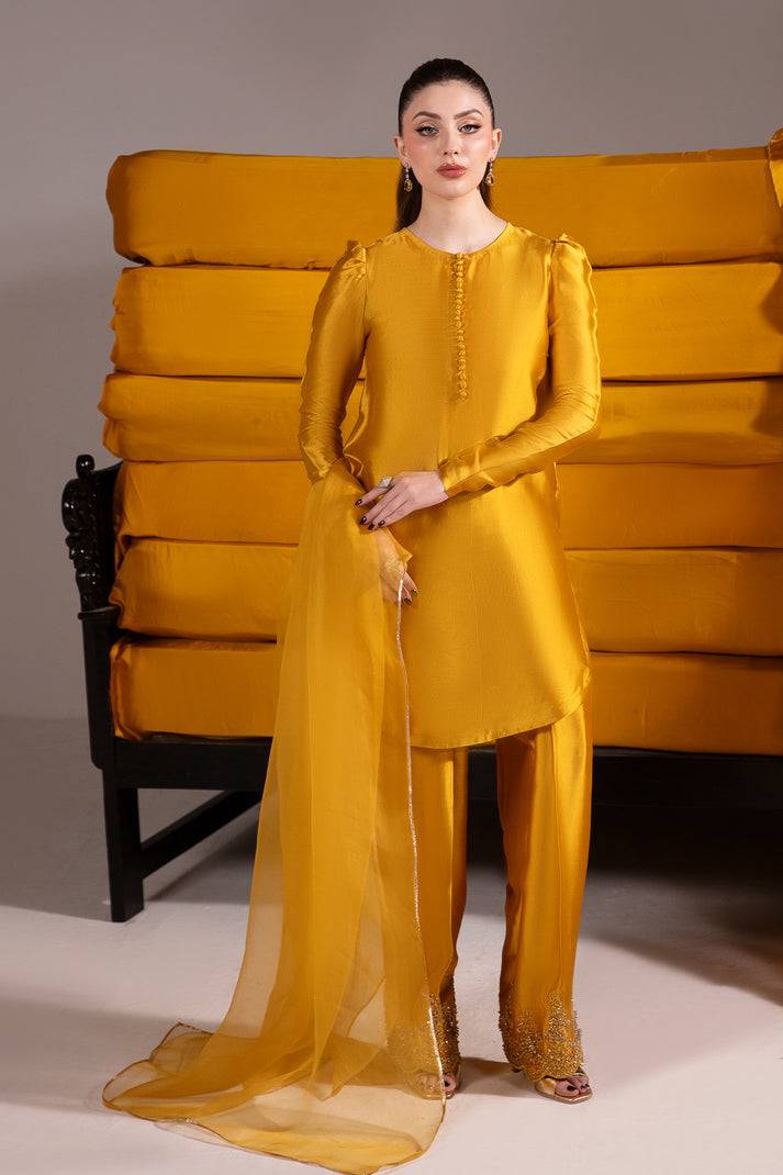 Raja Salahuddin | House of Mina |Daisy - Pakistani Designer Dress - by Raja Salahuddin | Type: Ladies Clothes - 100% Original at Saira Sultan