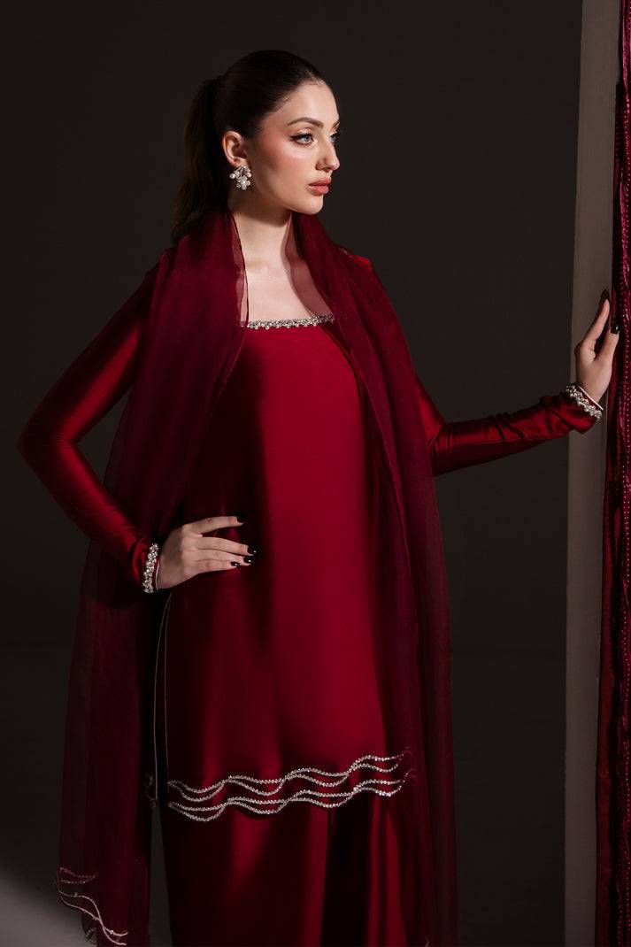 Raja Salahuddin | House of Mina |Ruby - Pakistani Designer Dress - by Raja Salahuddin | Type: Ladies Clothes - 100% Original at Saira Sultan