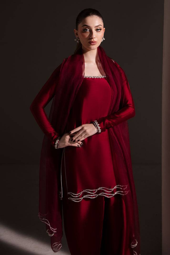 Raja Salahuddin | House of Mina |Ruby - Pakistani Designer Dress - by Raja Salahuddin | Type: Ladies Clothes - 100% Original at Saira Sultan