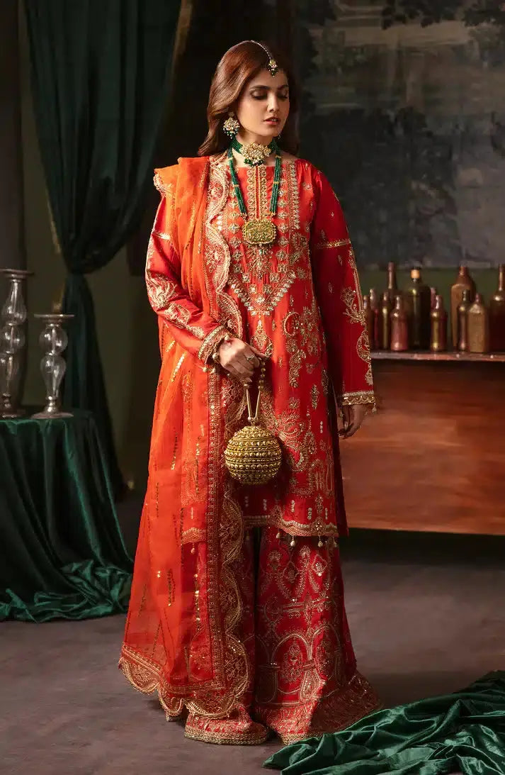 Emaan Adeel | Noori Silk Formals 23 | NR 04 MAHJABEEN - Pakistani Designer Dress - by Emaan Adeel | Type: Formal - 100% Original at Saira Sultan