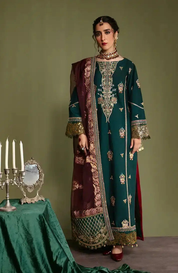 Emaan Adeel | Noori Silk Formals 23 | NR 05 RIWAYAT - Pakistani Designer Dress - by Emaan Adeel | Type: Formal - 100% Original at Saira Sultan