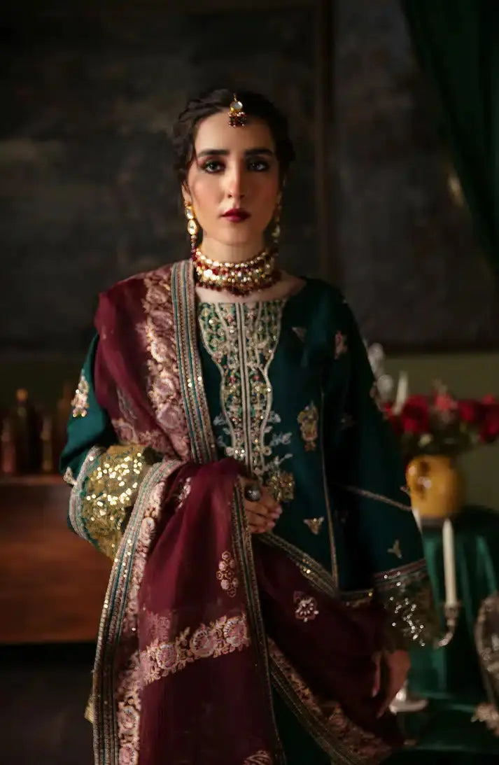 Emaan Adeel | Noori Silk Formals 23 | NR 05 RIWAYAT - Pakistani Designer Dress - by Emaan Adeel | Type: Formal - 100% Original at Saira Sultan