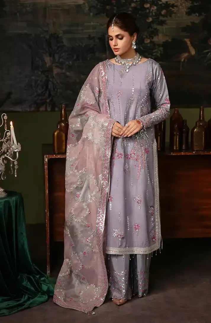 Emaan Adeel | Noori Silk Formals 23 | NR 06 BANO - Pakistani Designer Dress - by Emaan Adeel | Type: Formal - 100% Original at Saira Sultan