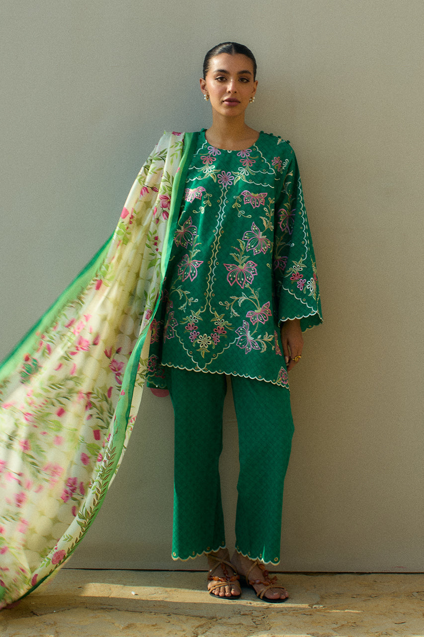 Sania Maskatiya | Luxury Lawn 25 | Jehan (B) - Pakistani Designer Dress - by Sania Maskatiya - Type : Ladies Clothes - 100% Original at Saira Sultan
