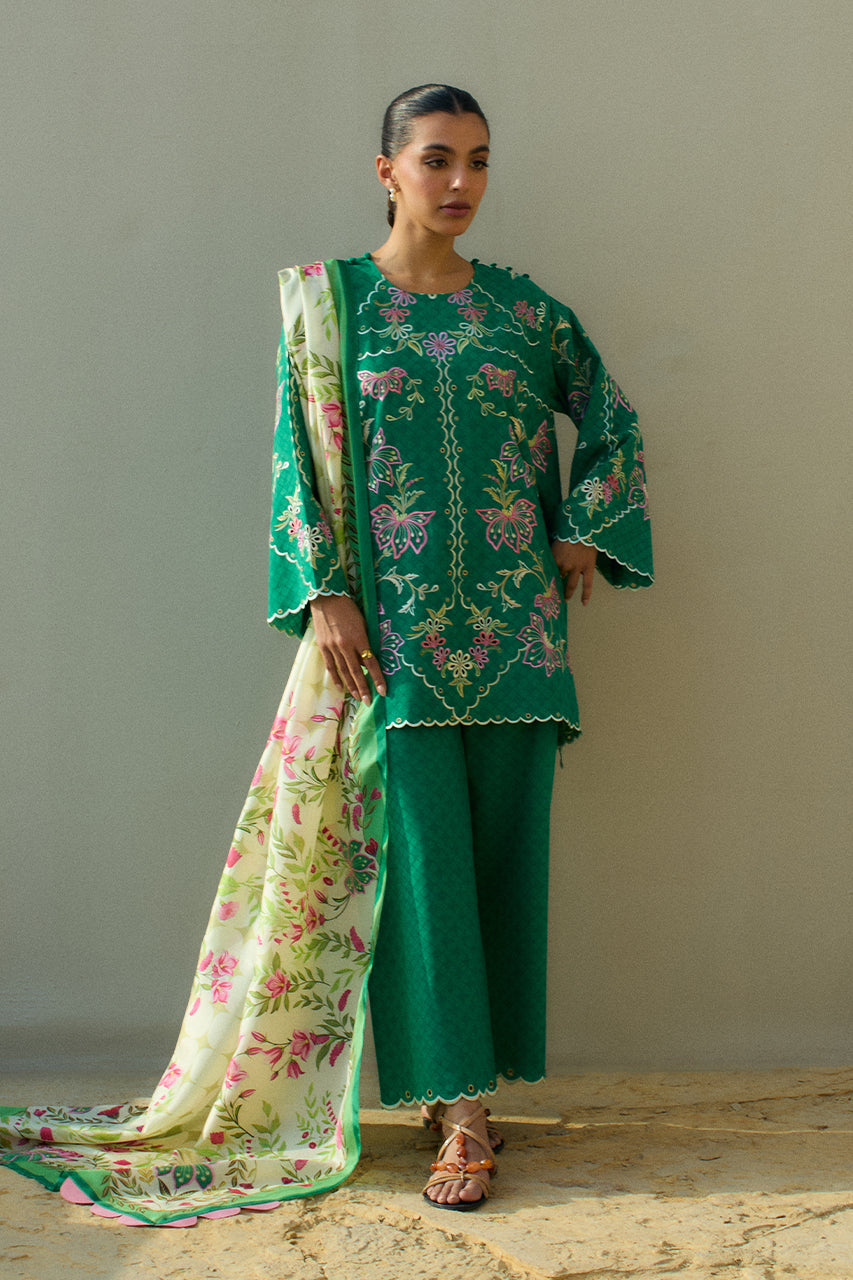 Sania Maskatiya | Luxury Lawn 25 | Jehan (B) - Pakistani Designer Dress - by Sania Maskatiya - Type : Ladies Clothes - 100% Original at Saira Sultan