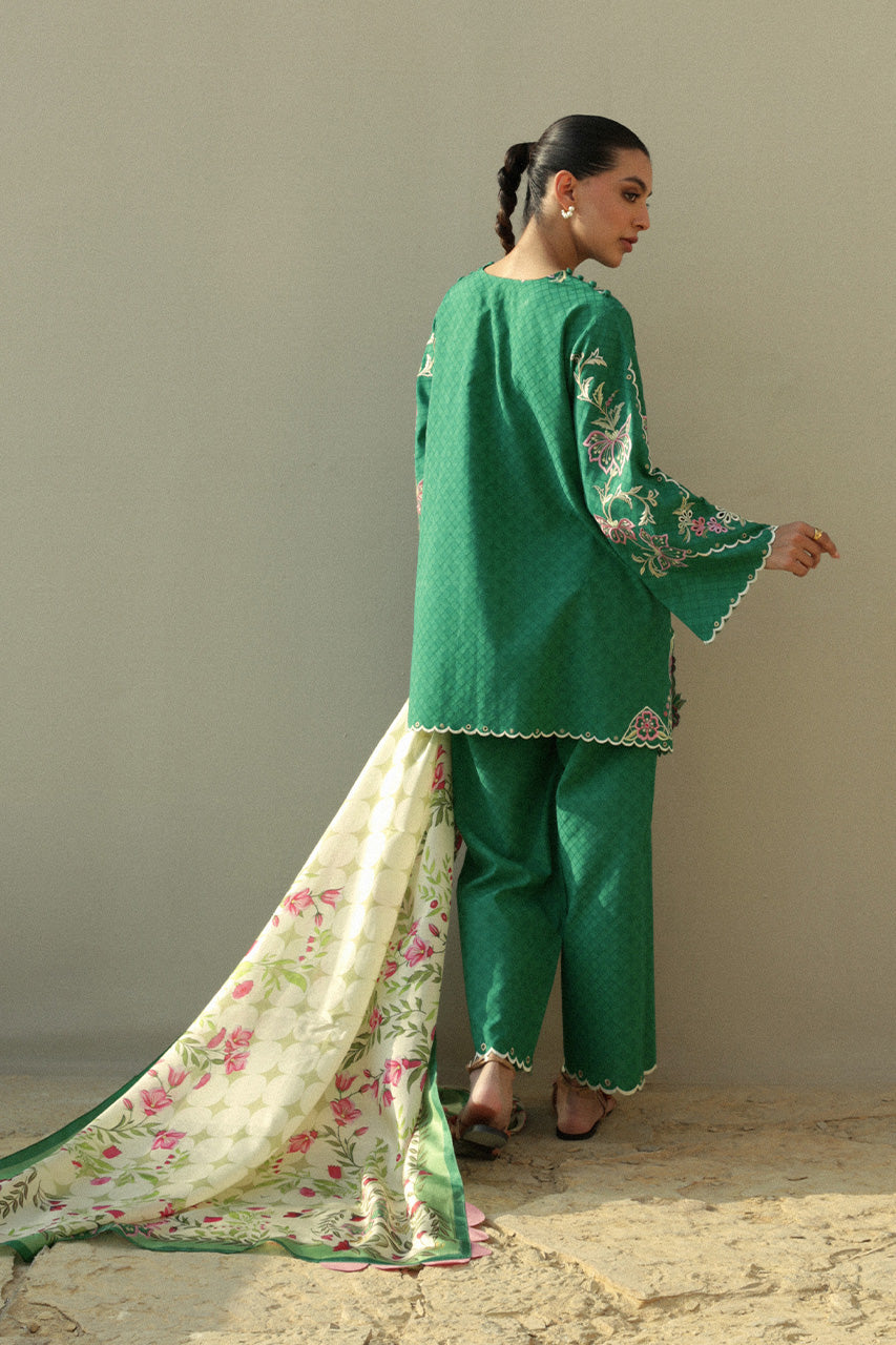 Sania Maskatiya | Luxury Lawn 25 | Jehan (B) - Pakistani Designer Dress - by Sania Maskatiya - Type : Ladies Clothes - 100% Original at Saira Sultan