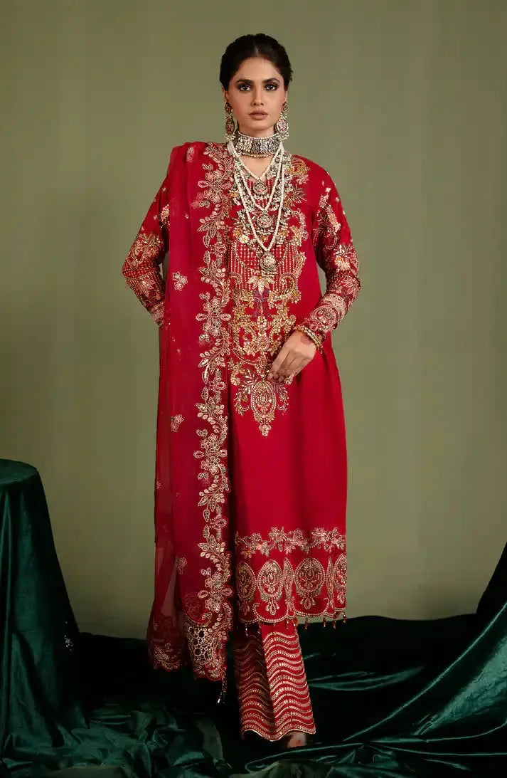 Emaan Adeel | Noori Silk Formals 23 | NR 08 ULFAT - Pakistani Designer Dress - by Emaan Adeel | Type: Formal - 100% Original at Saira Sultan