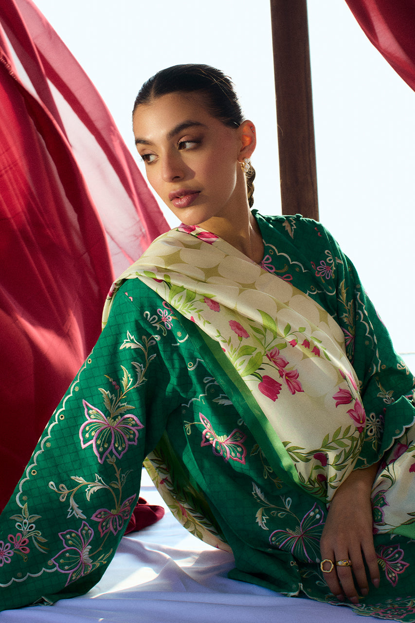 Sania Maskatiya | Luxury Lawn 25 | Jehan (B) - Pakistani Designer Dress - by Sania Maskatiya - Type : Ladies Clothes - 100% Original at Saira Sultan