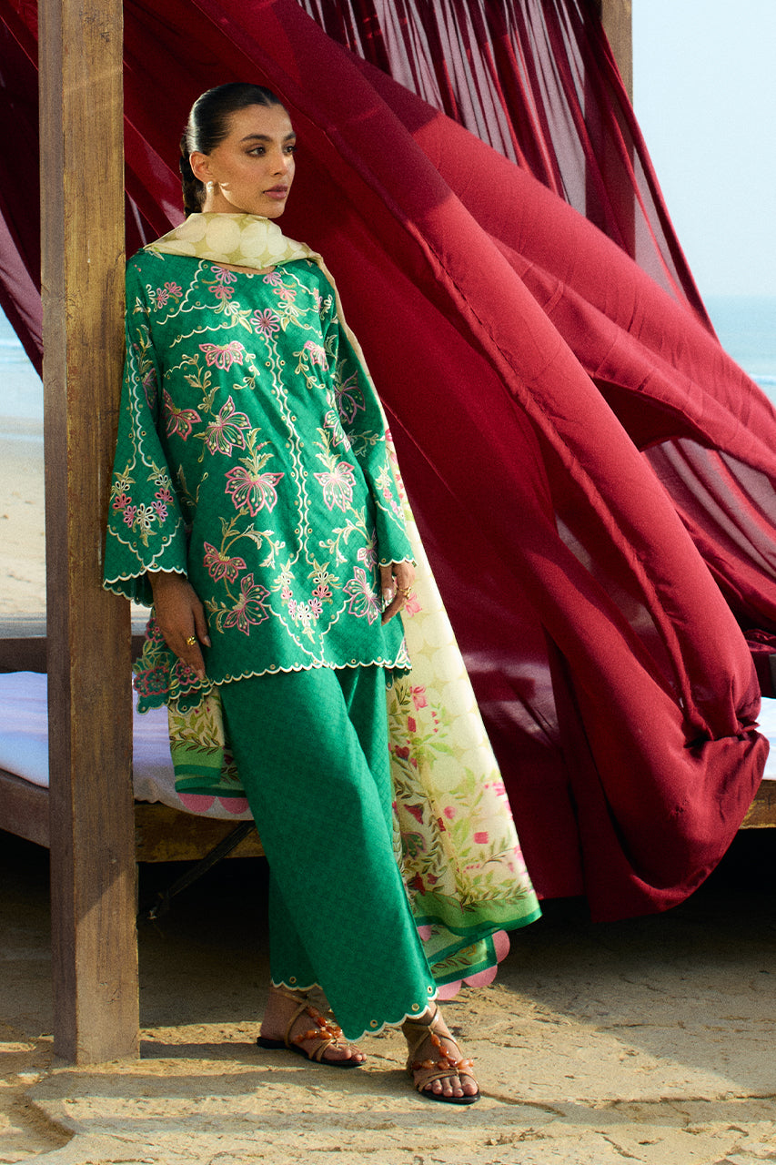 Sania Maskatiya | Luxury Lawn 25 | Jehan (B) - Pakistani Designer Dress - by Sania Maskatiya - Type : Ladies Clothes - 100% Original at Saira Sultan