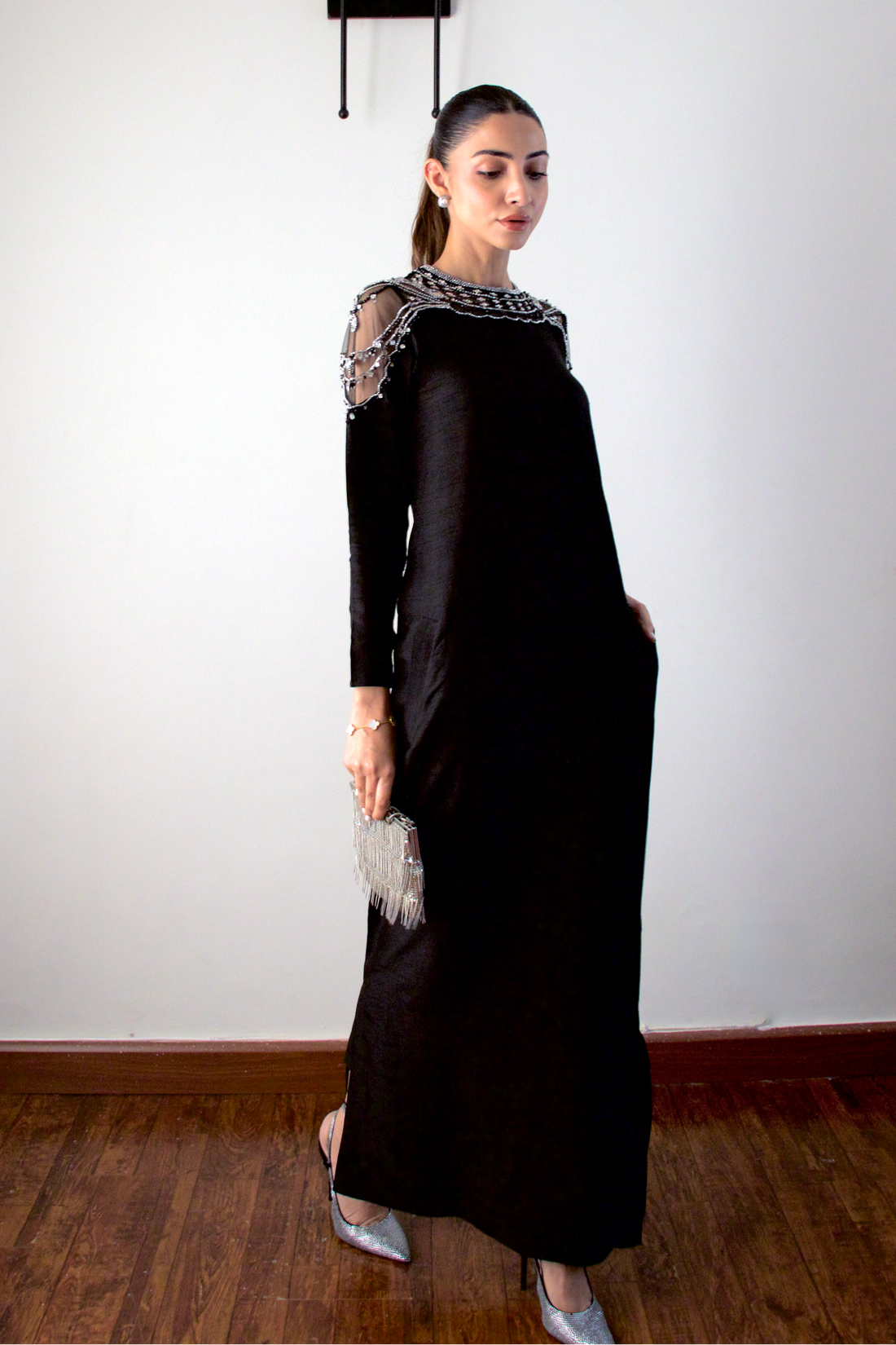 Hana | Signature Series | Dazzle XS Black Raw Silk