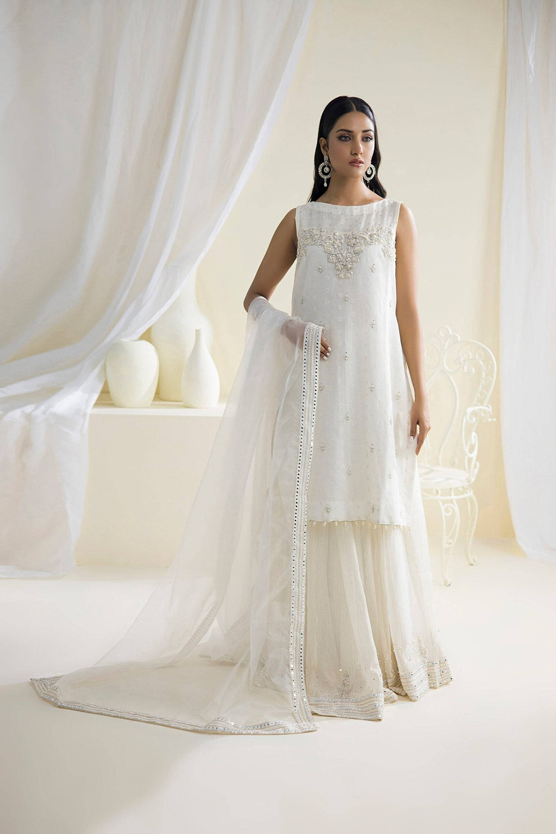 Farhat Jahan | Luxury Pret | Chloe - Pakistani Designer Dress - by Farhat Jahan | Type: Formal - 100% Original at Saira Sultan