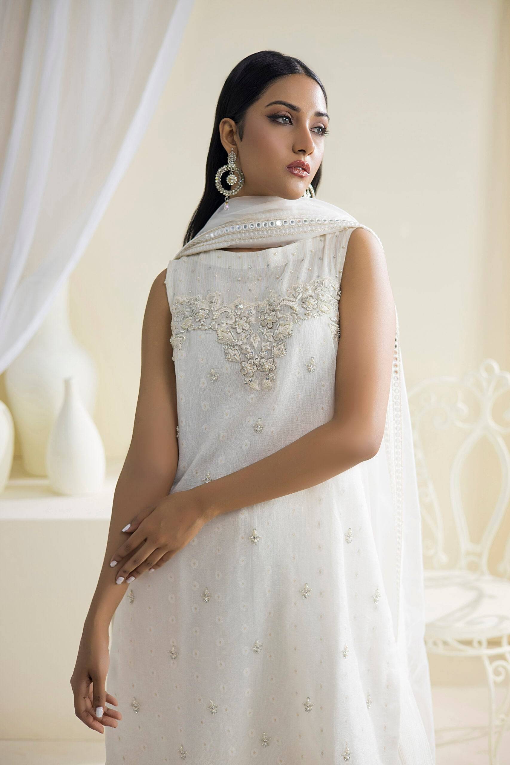 Farhat Jahan | Luxury Pret | Chloe - Pakistani Designer Dress - by Farhat Jahan | Type: Formal - 100% Original at Saira Sultan