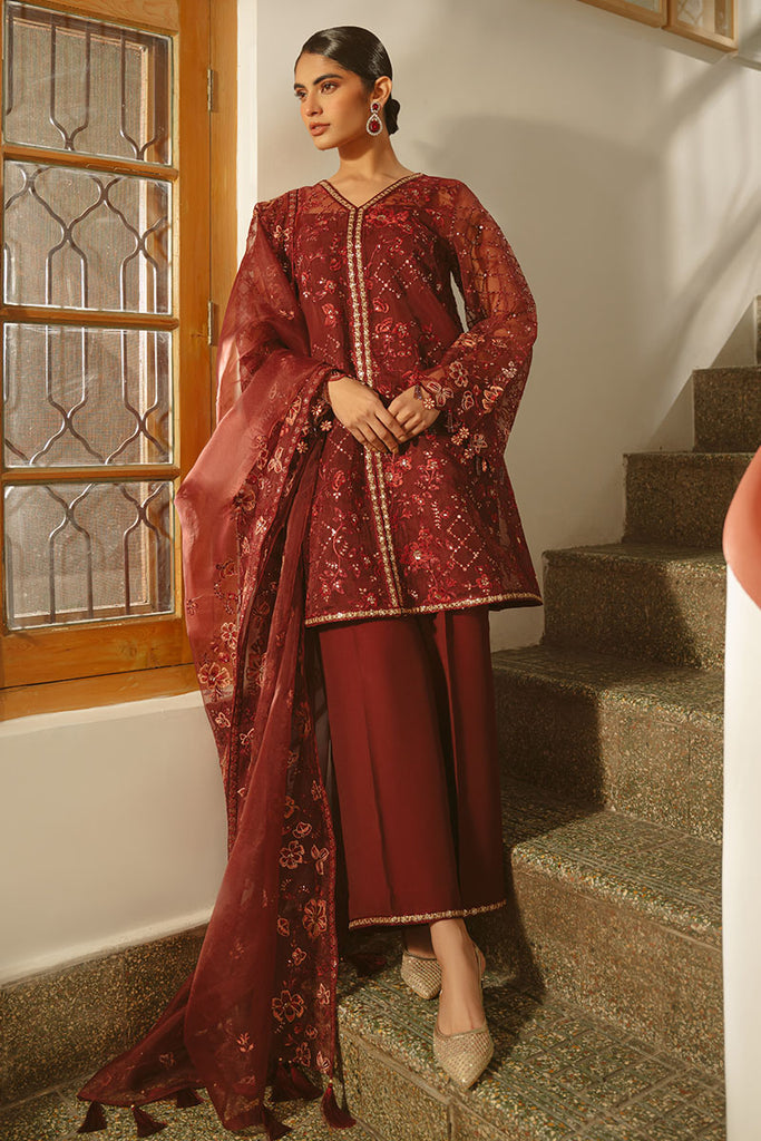 Cross Stitch | Luxe Atelier 25 | MERLOT MUSE XS Blood Red Organza