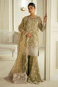 Cross Stitch | Wedding Collection 25 | AZURE PEARL XS Mehndi Green Silk