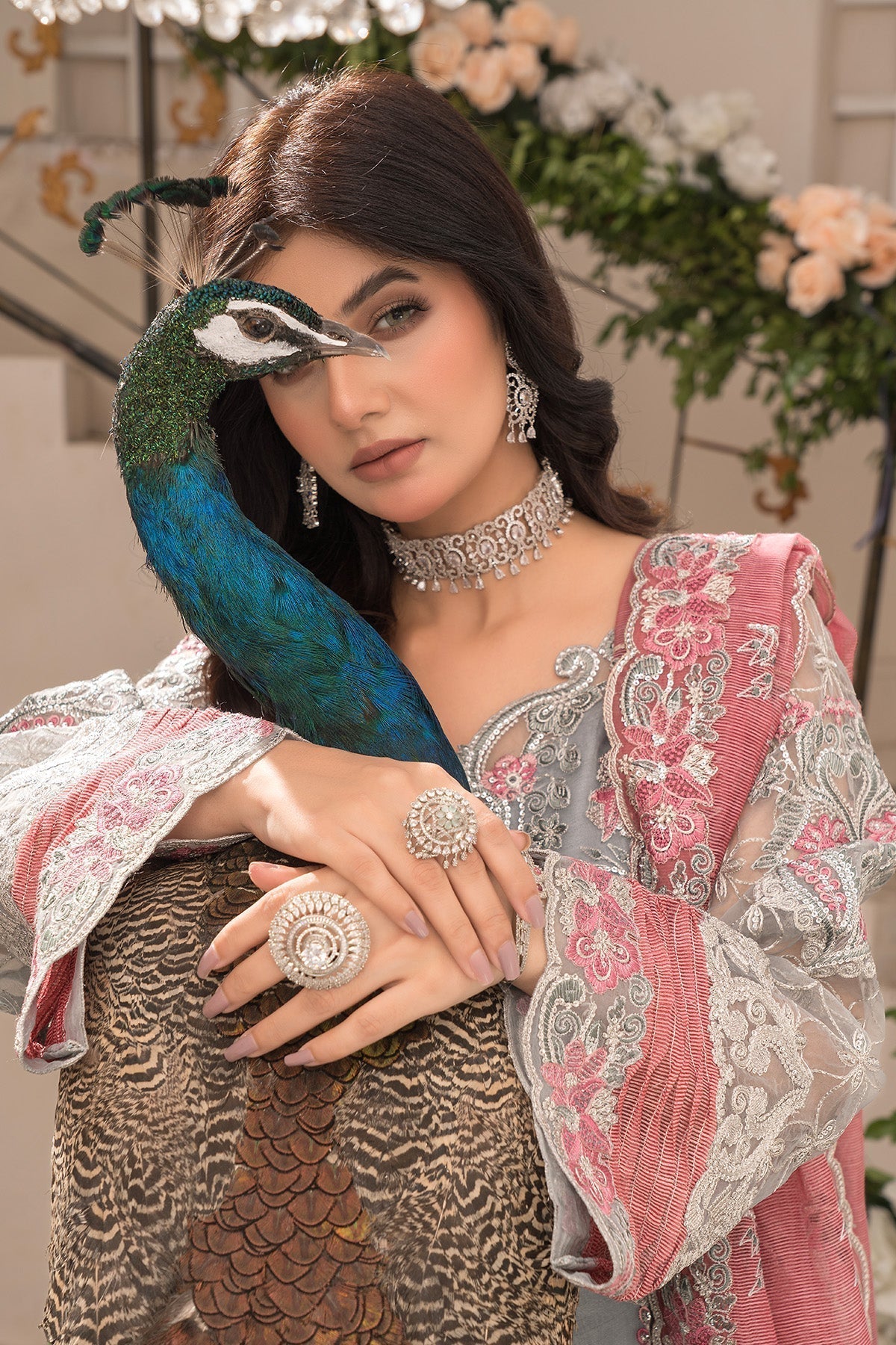 Imrozia Premium | Dilkash Formals | IP-106 Kavita M Gray Organza