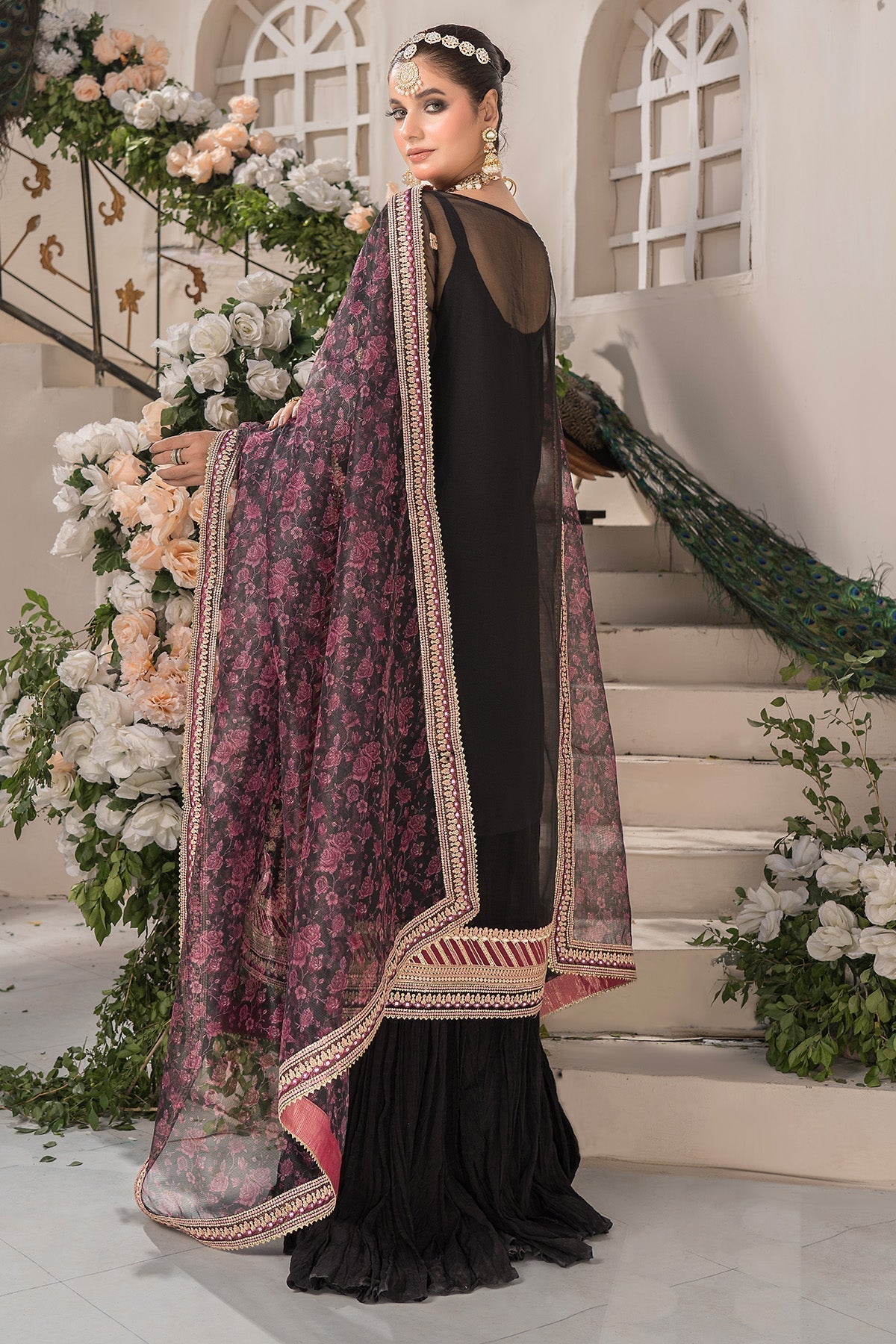 Imrozia Premium | Dilkash Formals | IP-110 Jaskeerat M Black Organza