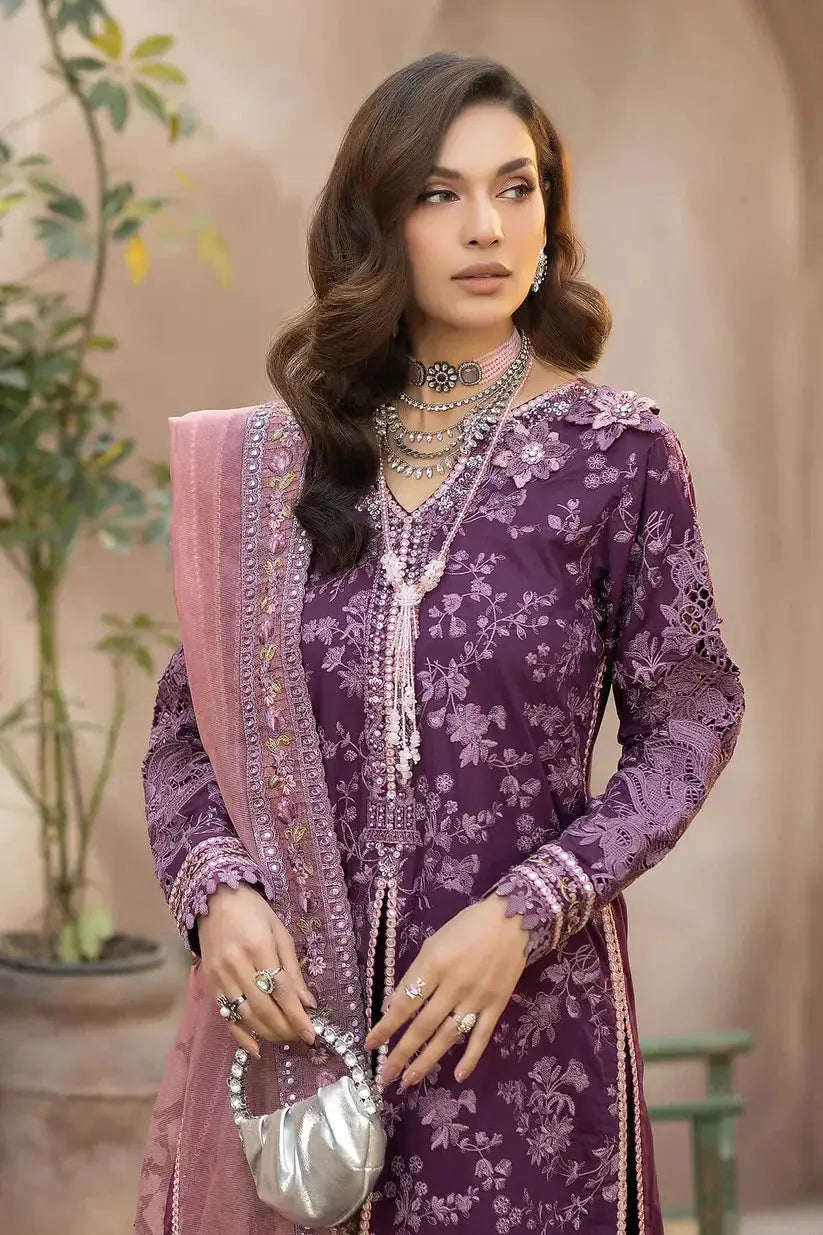 Imrozia Premium | Gulposh Luxury Lawn 24 | S.L 43 Amayrah - Pakistani Designer Dress - by Imrozia Premium | Type: Luxury - 100% Original at Saira Sultan